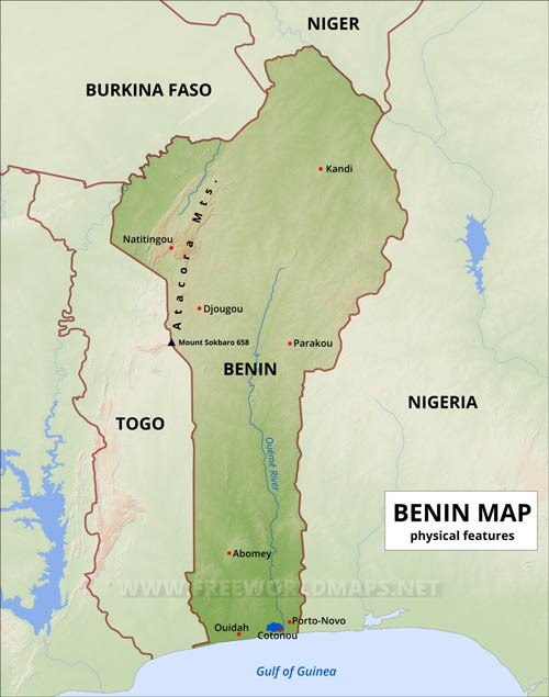 Benin Map