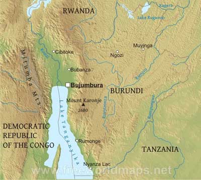 Burundi geography