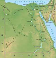 Egypt geographical features Egypt geographical features