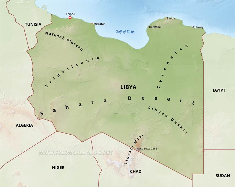 Libya Map