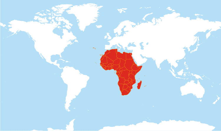 Africa location map