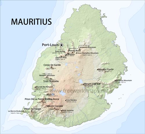 Mauritius mountains - Piton de la Petite Rivière Noire