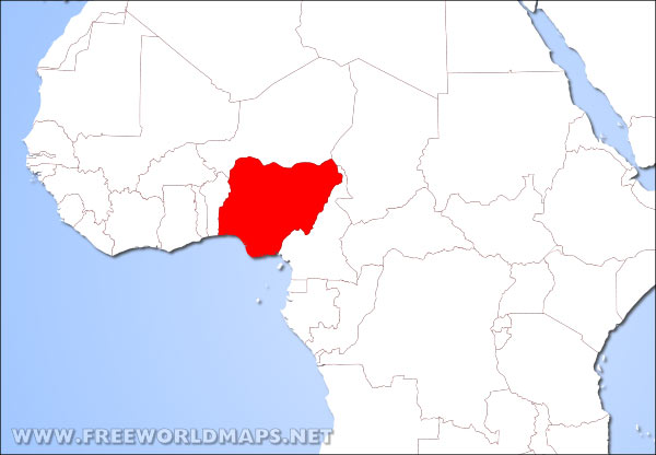 Nigeria location in Africa Nigeria location in Africa