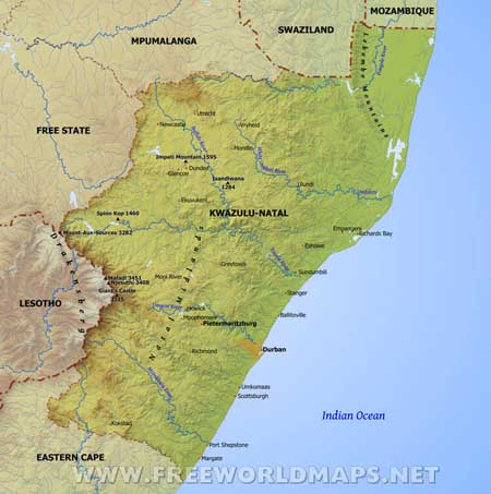 KwaZulu-Natal geography