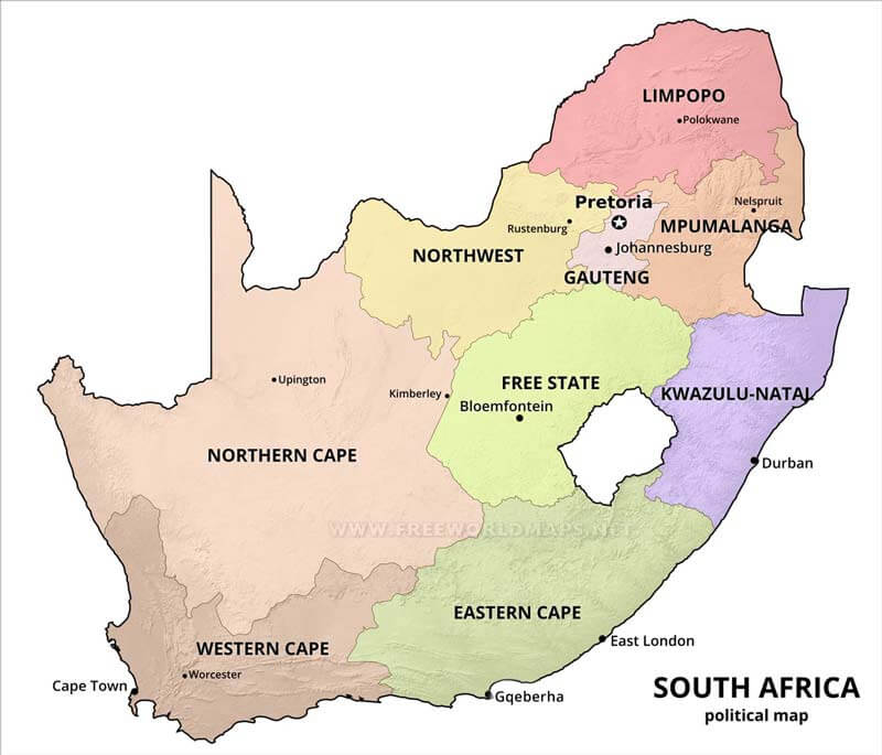 South Africa Map