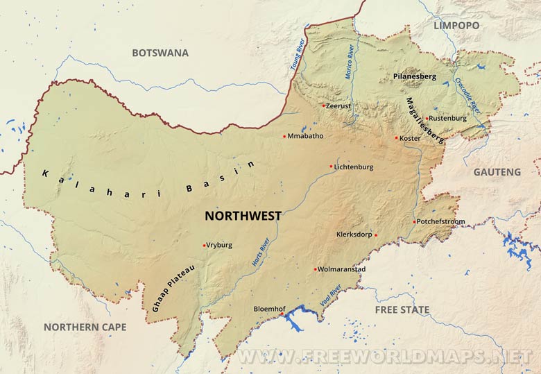 Northwest map