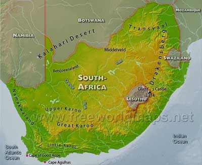 South Africa geography