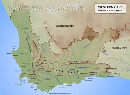 Western Cape geography Western Cape geography