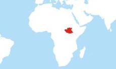 South Sudan location map