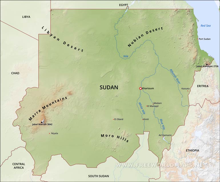 Sudan Map