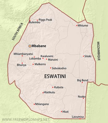 Eswatini cities