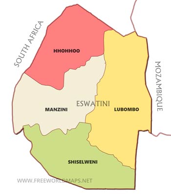 Eswatini districts