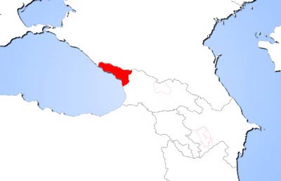 Abkhazia location map