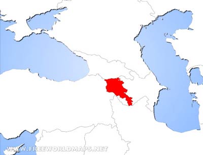 Armenia location map