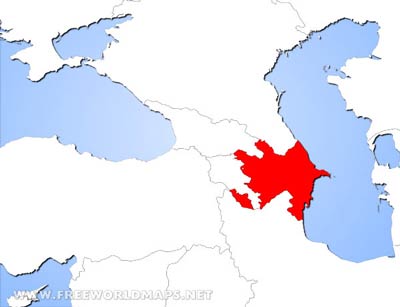 Azerbaijan location map