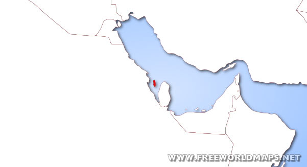 Bahrain location in Asia
