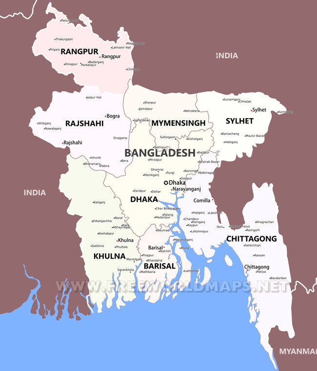 Bangladesh Map