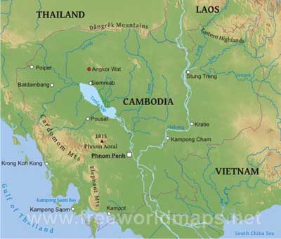 Cambodia geography