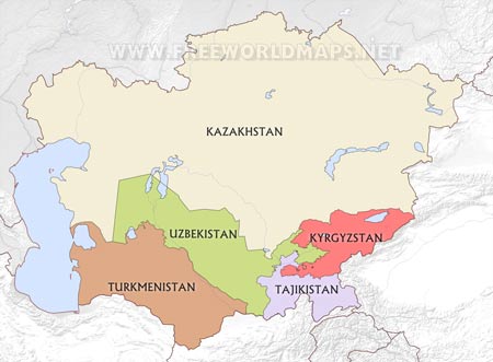 Central Asia countries