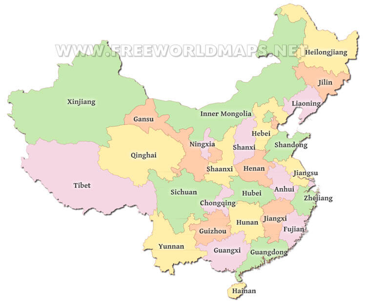 China provinces China provinces