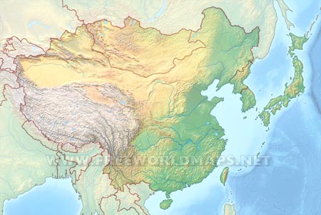 East Asia HD map East Asia HD map