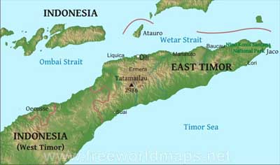 East Timor geography