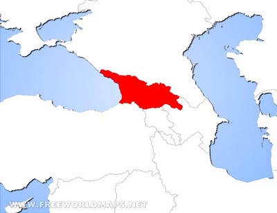 Georgia location map Georgia location map