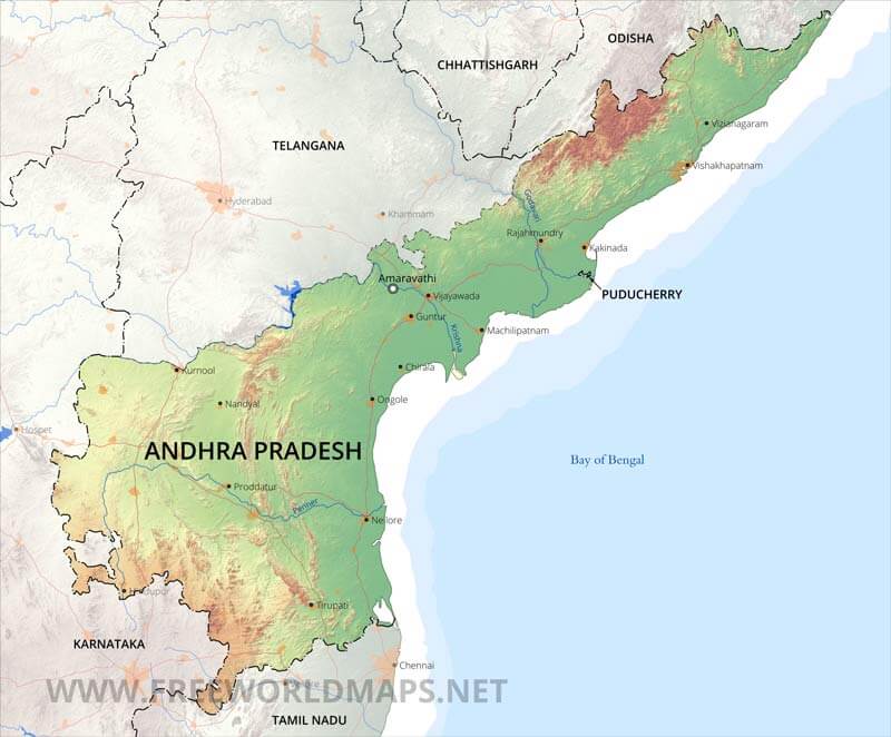 Andhra Pradesh map