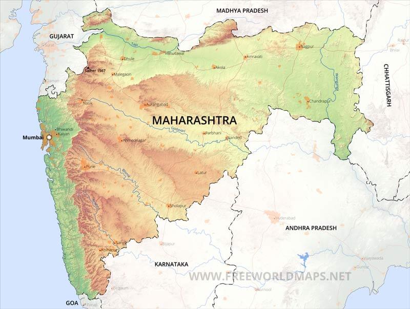 Maharashtra map