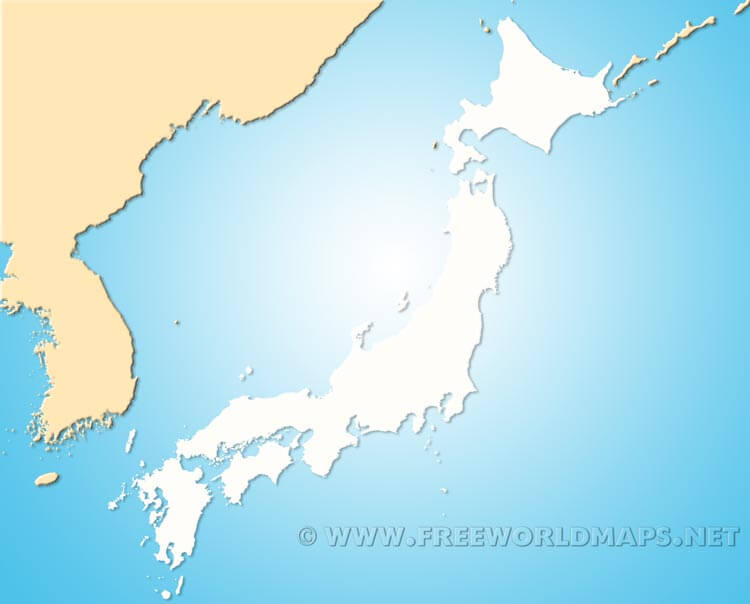 Japan Blank Map