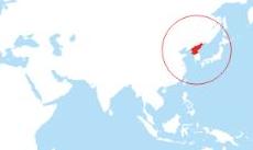 North Korea location map