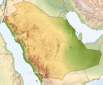 Saudi Arabia HD map