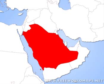 Saudi Arabia location map
