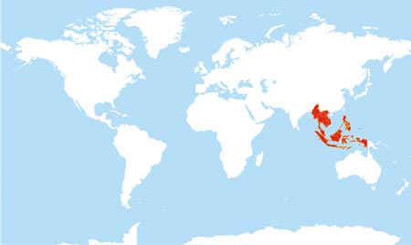 Southeast Asia location map