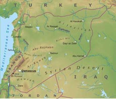 Syria geographical features