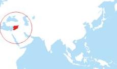 Syria location map