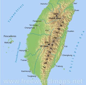 Taiwan geographical features Taiwan geographical features