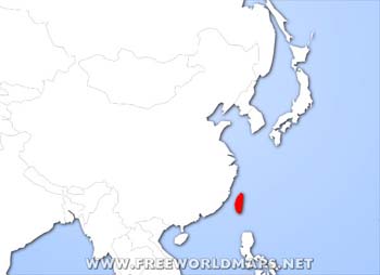 Taiwan location map Taiwan location map