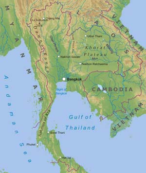 Thailand geographical features