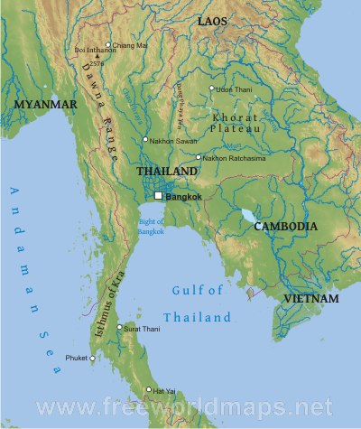 Thailand geography