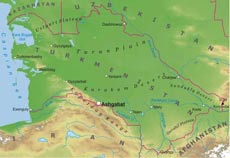 Turkmenistan geographical features
