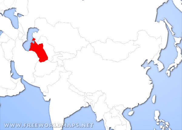 Turkmenistan location in Asia Turkmenistan location in Asia