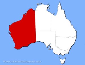 Western Australia location map Western Australia location map