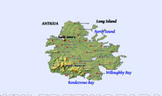 Antigua and Barbuda map