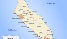 Aruba map