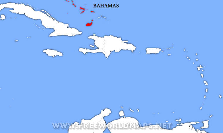 Bahamas location map