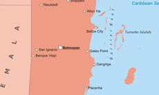Belize map