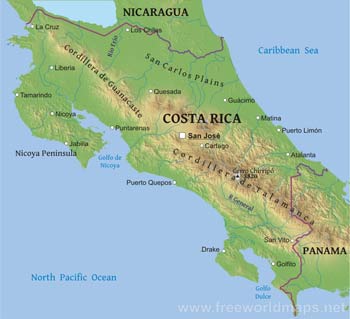 Costa Rica geography