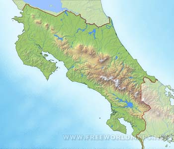 Costa Rica HD map