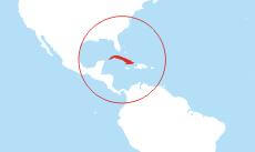 Cuba location map